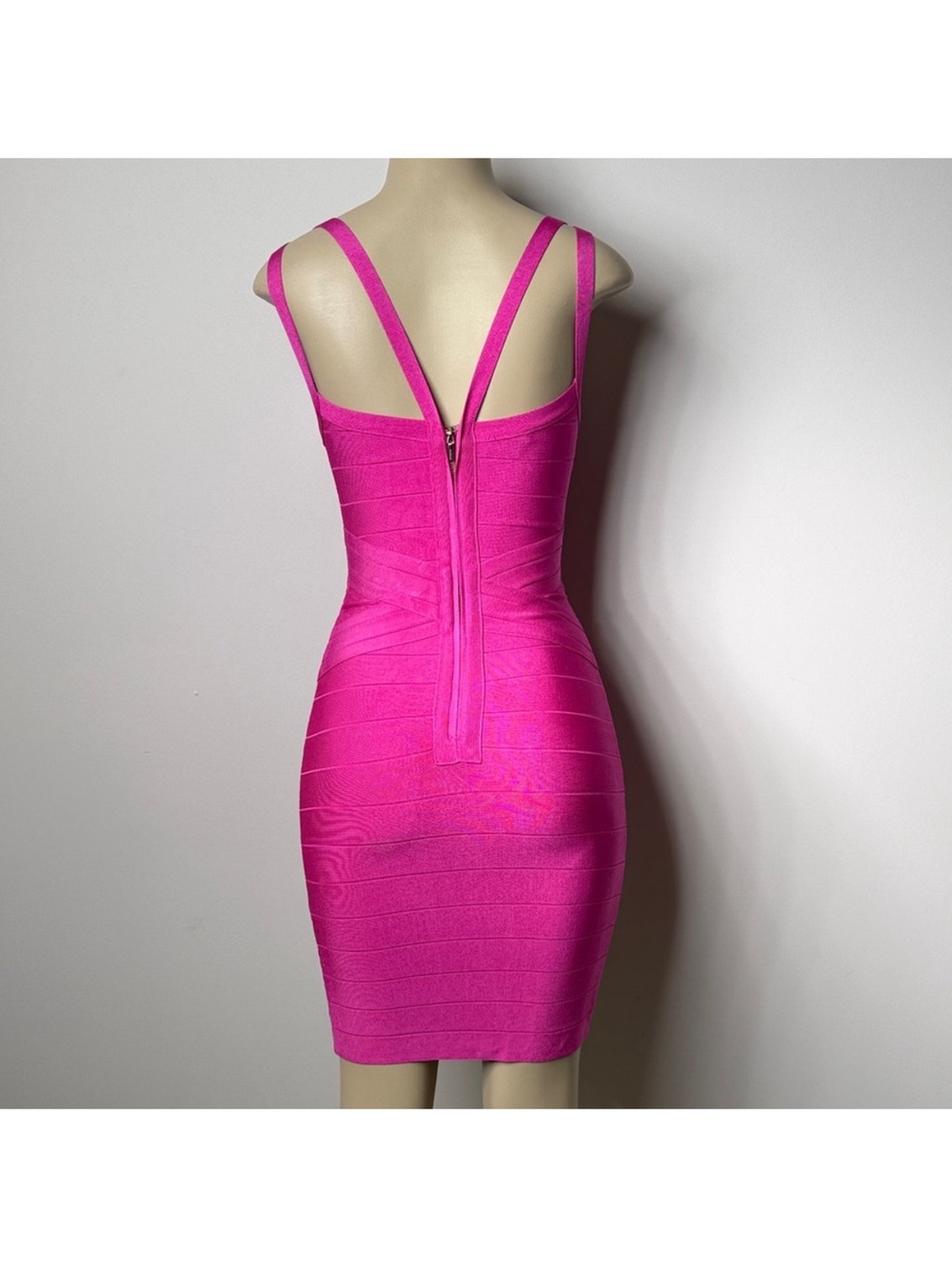Bebe Fuchsia Bandage V-Neck
Mini Dress - Picture 6 of 8